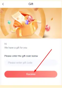Click on receive